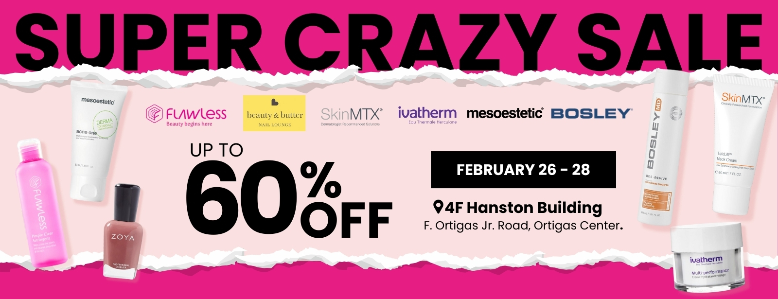 Crazy Sale up to 60%